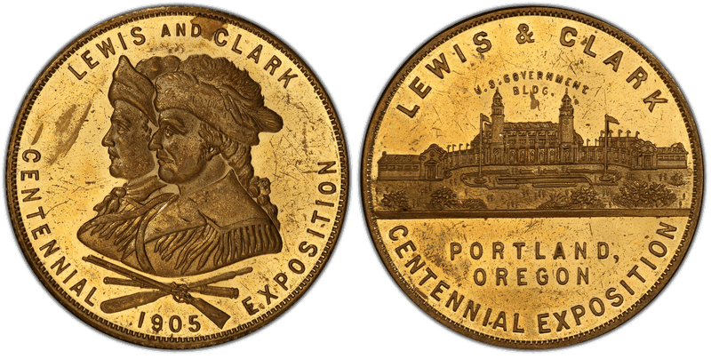 1905 HK-331a, Lewis & Clark Expo Dollar