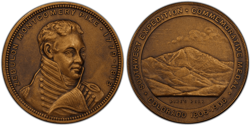1906 HK-338, Pike's Peak Centennial Dollar