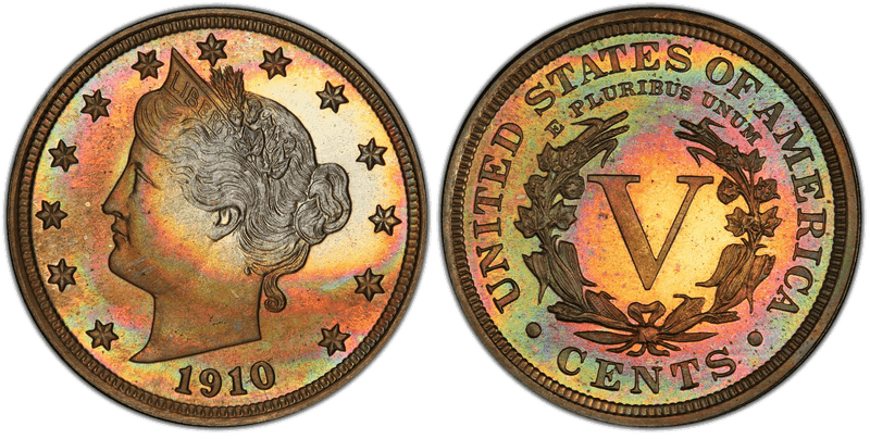 1910 Proof Liberty Head Nickel