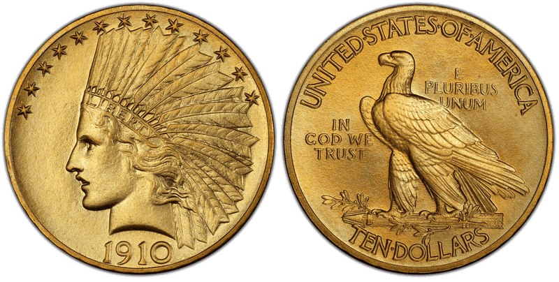 1910 Proof Indian Head Eagle