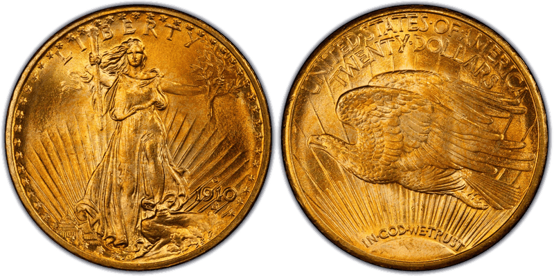 1910 (S) St. Gaudens Double Eagle