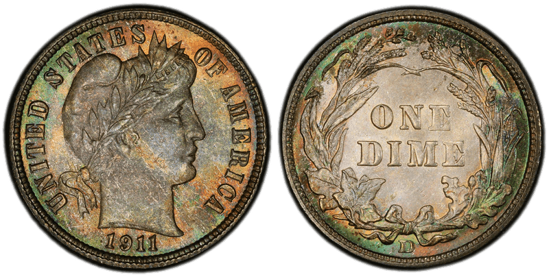 1911 Barber Dime