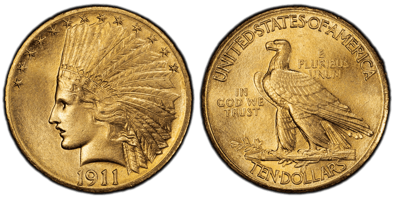 1911 Indian Head Eagle