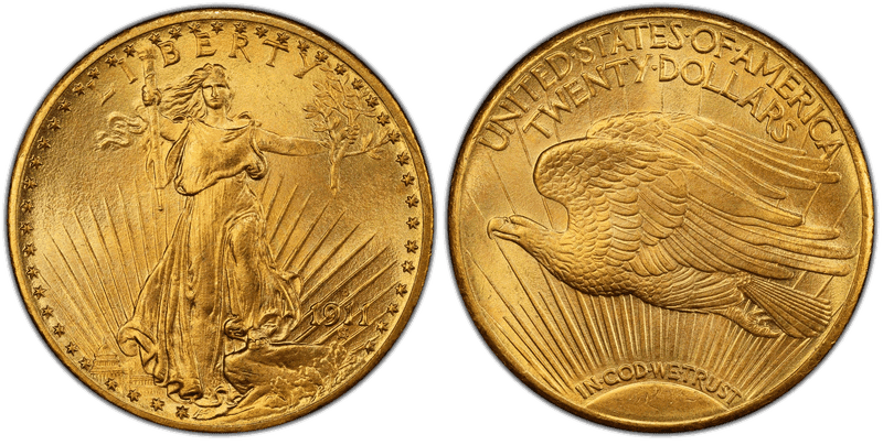 1911 (D) St. Gaudens Double Eagle