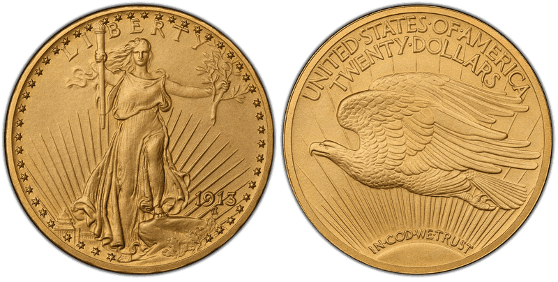 1913 Proof St. Gaudens Double Eagle