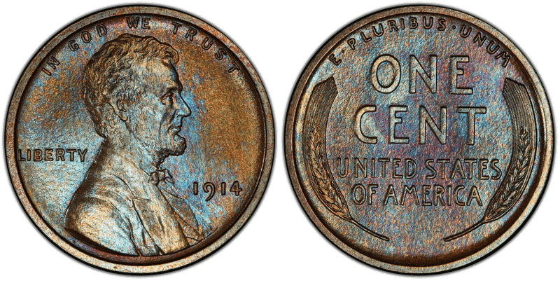 1914 Proof Lincoln Wheat Cent