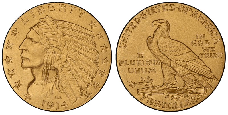 1914 Proof Indian Head Half Eagle