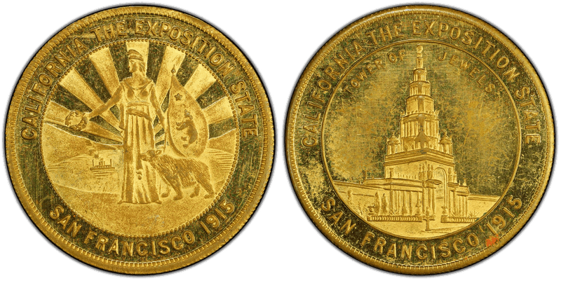 1915 So-Called Dollar HK-415a, Tower of Jewels