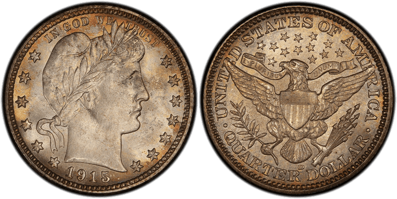 1915 Barber Quarter