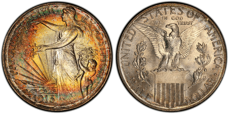 1915 Panama-Pacific International Exposition Commemorative Half Dollar