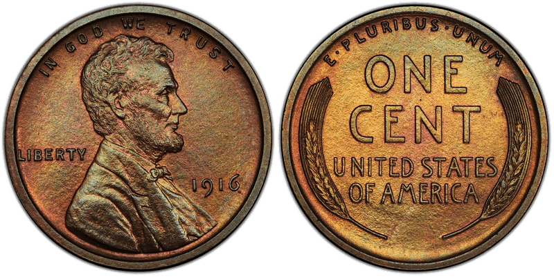 1916 Proof Lincoln Wheat Cent