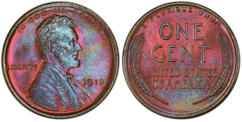 1918 Lincoln Wheat Cent