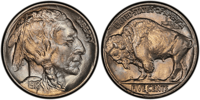 1918 (D) Buffalo Nickel