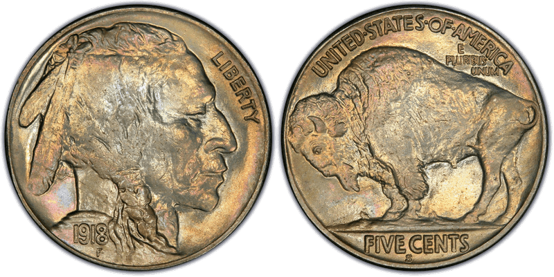 1918 (S) Buffalo Nickel