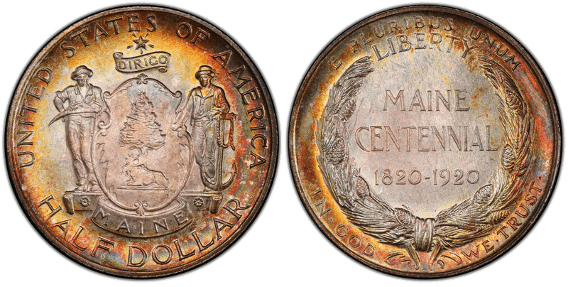 1920 Maine Centennial Commemorative Half Dollar