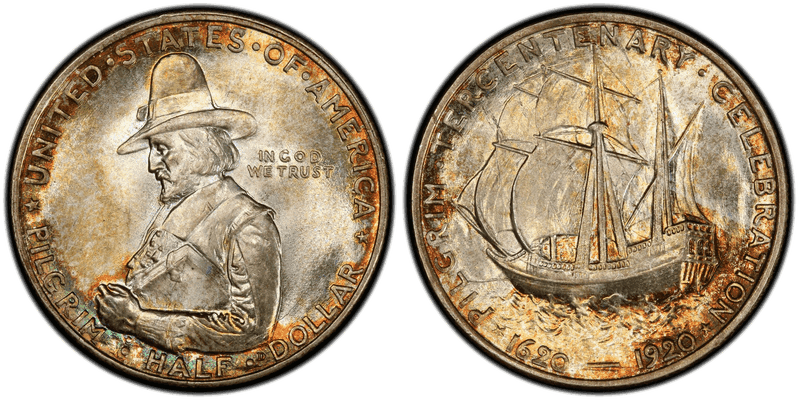 1920 Pilgrim Tercentenary Commemorative Half Dollar