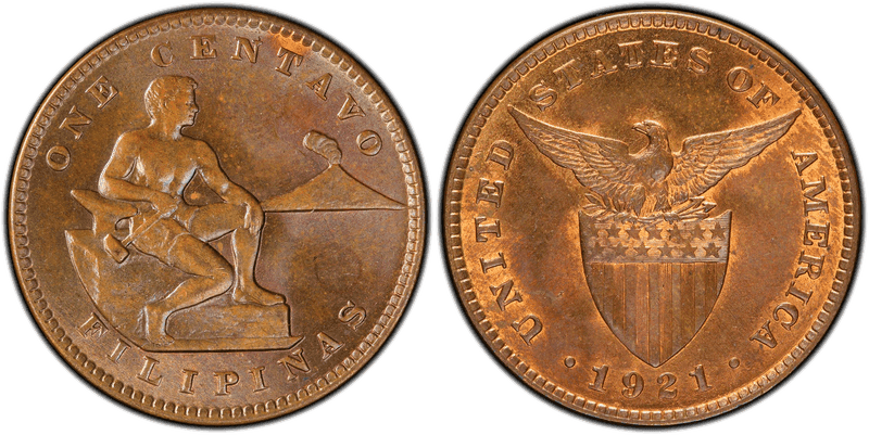 1921 Philippine Centavo