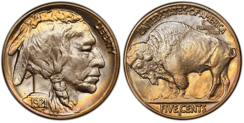1921 (S) Buffalo Nickel