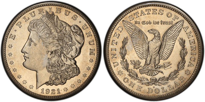 1921 (S) Morgan Dollar - Zerbe Special Strike