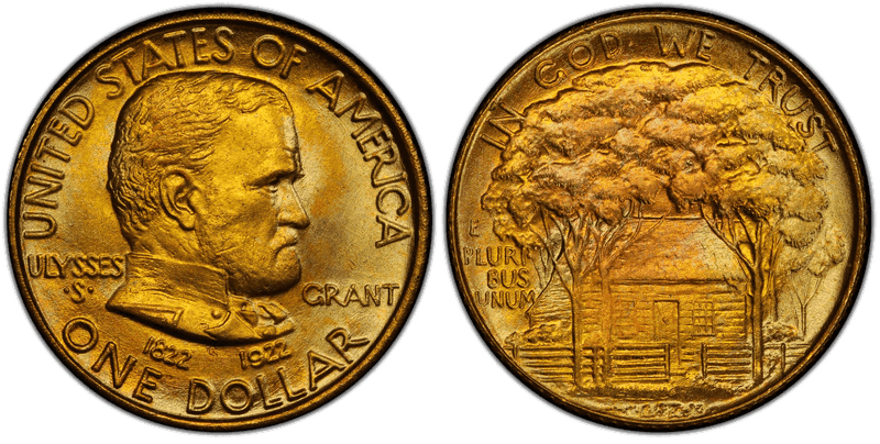 1922 Grant Memorial Commemorative Gold Dollar