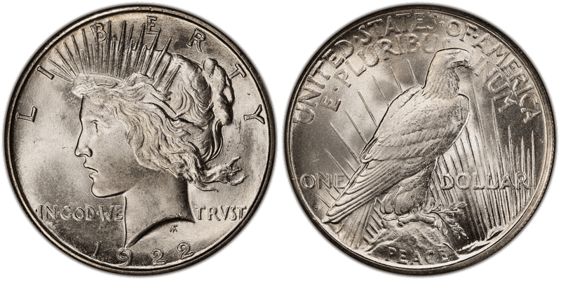 1922 (S) Peace Dollar