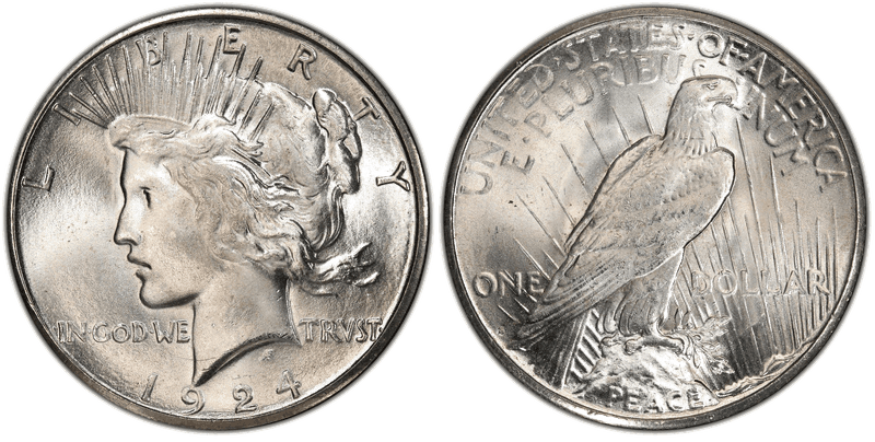1924 (S) Peace Dollar