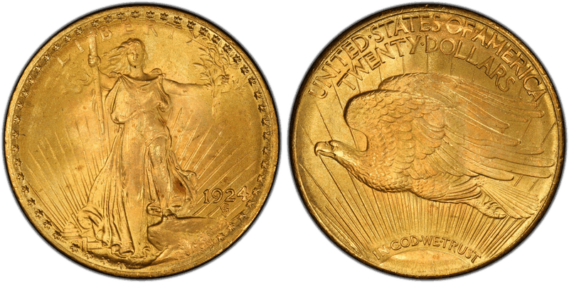 1924 (S) St. Gaudens Double Eagle