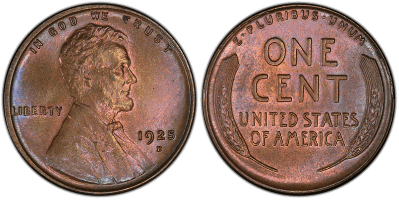 1925 Lincoln Wheat Cent