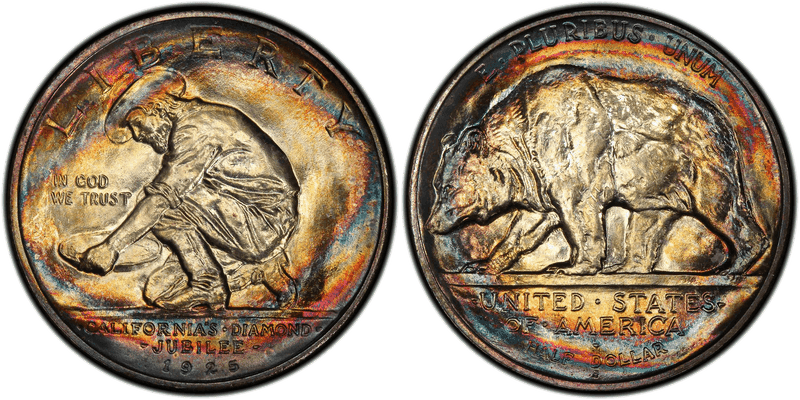 1925 California Diamond Jubilee Commemorative Half Dollar