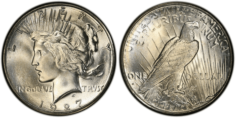 1927 (S) Peace Dollar