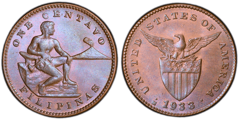 1933 Philippine Centavo
