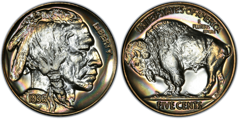 1936 Proof Buffalo Nickel - Brilliant