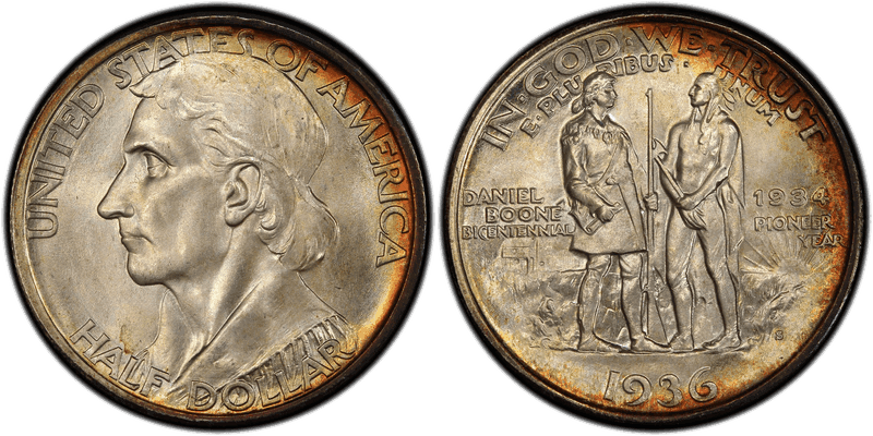 1936 (S) Boone Half Dollar