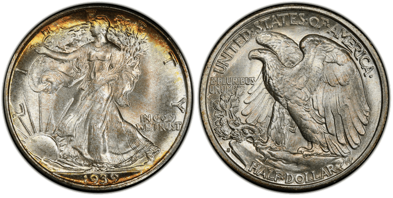 1939 (S) Walking Liberty Half Dollar