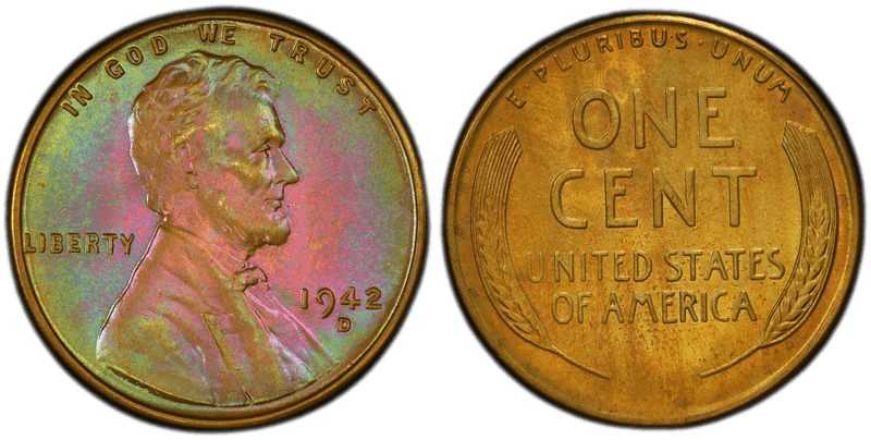 1942 Lincoln Wheat Cent