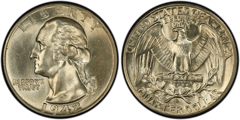 1942 Washington Quarter