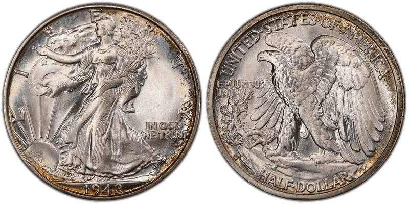 1942 Walking Liberty Half Dollar