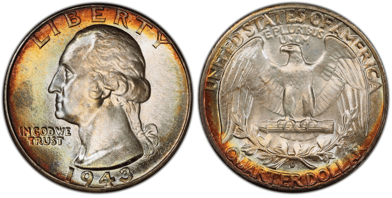 1943 Washington Quarter