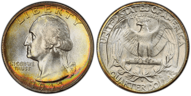1943 (S) Washington Quarter