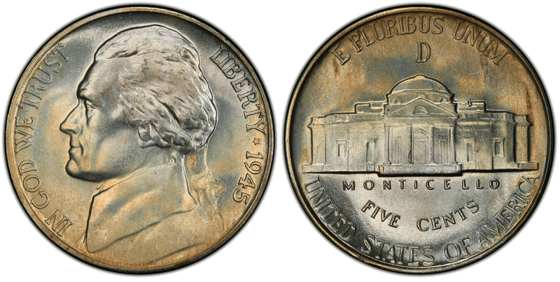 1945 Jefferson Nickel