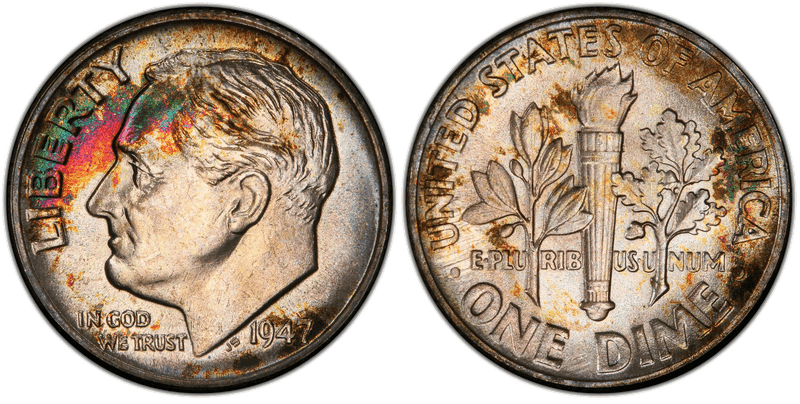 1947 Roosevelt Dime