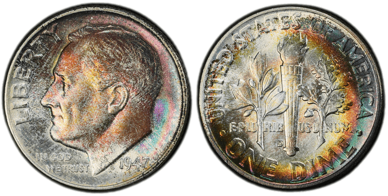1947 Roosevelt Dime