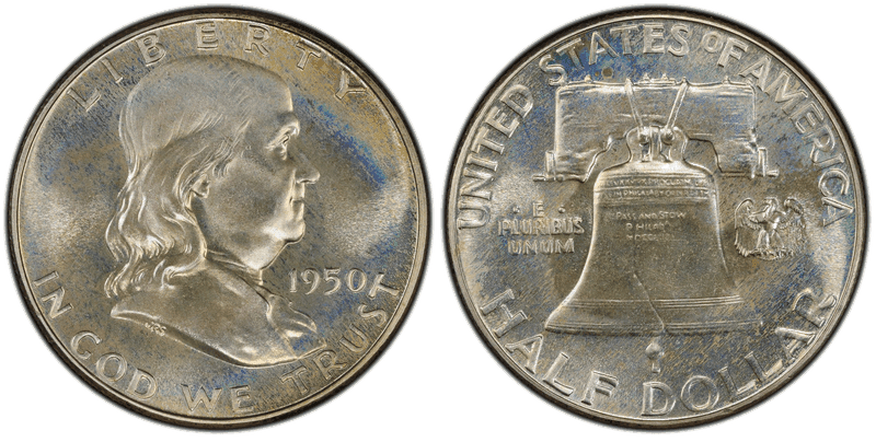 1950 Proof Franklin Half Dollar