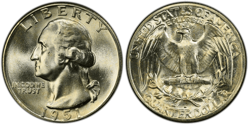 1951 Washington Quarter