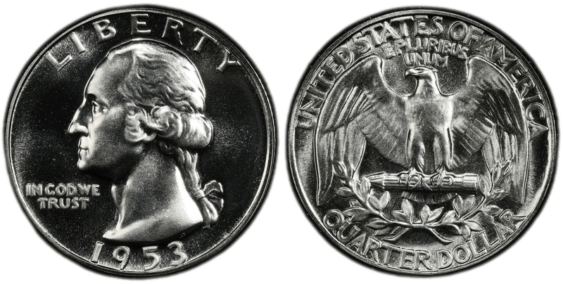 1953 Proof Washington Quarter