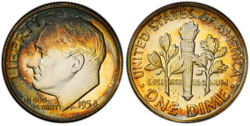 1954 Proof Roosevelt Dime
