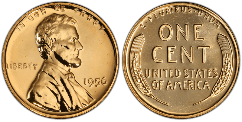 1956 Proof Lincoln Wheat Cent