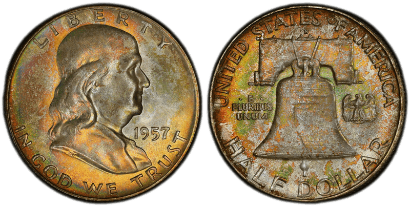 1957 Franklin Half Dollar