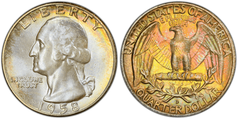 1958 Washington Quarter
