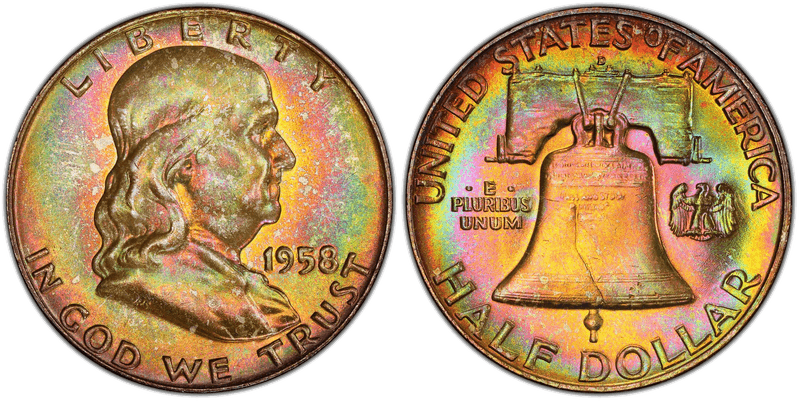 1958 Franklin Half Dollar